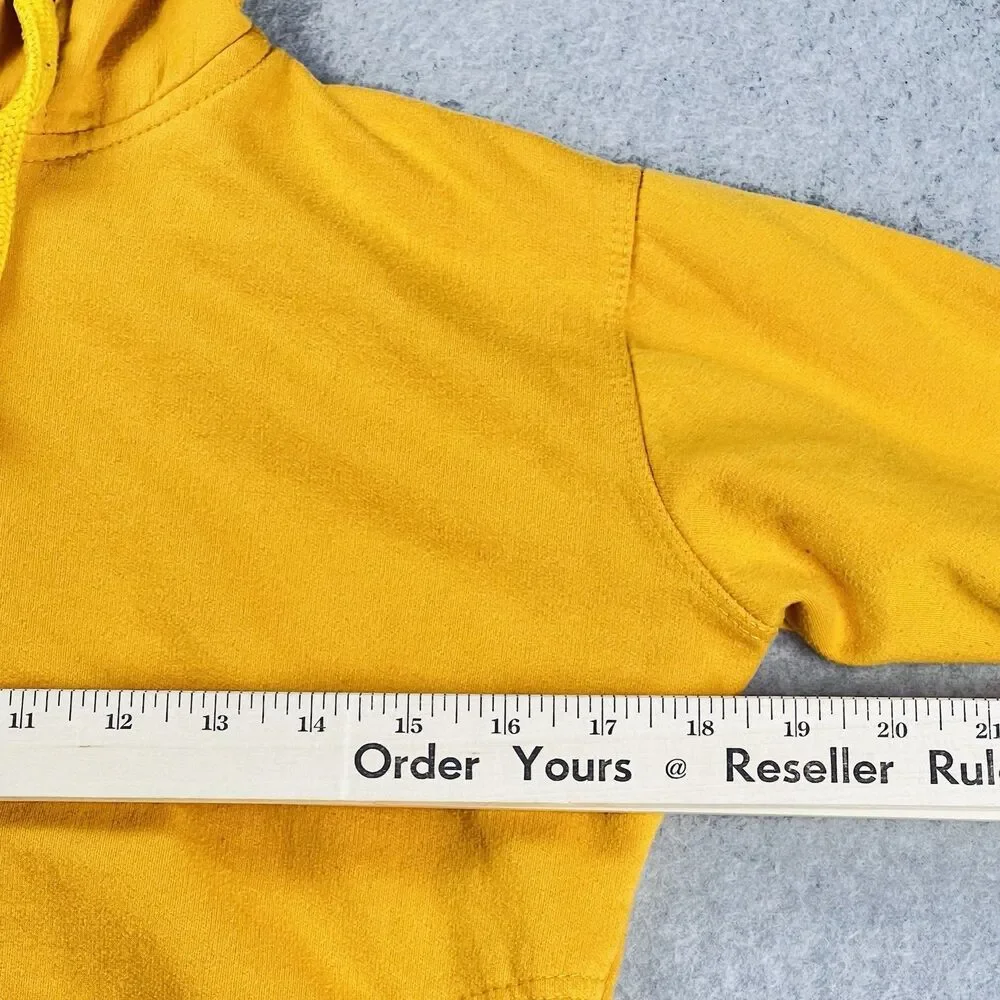 Originals by Alan Jones Boys S Mustard Yellow Full Zip Fleece Hoodie Skater
